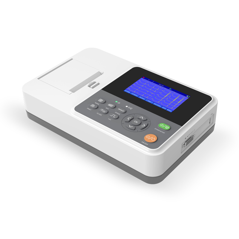 Ekg Ecg Machine Portable - CONTEC E3 Draagbare Digitale 3-Kanaals 12-Lead