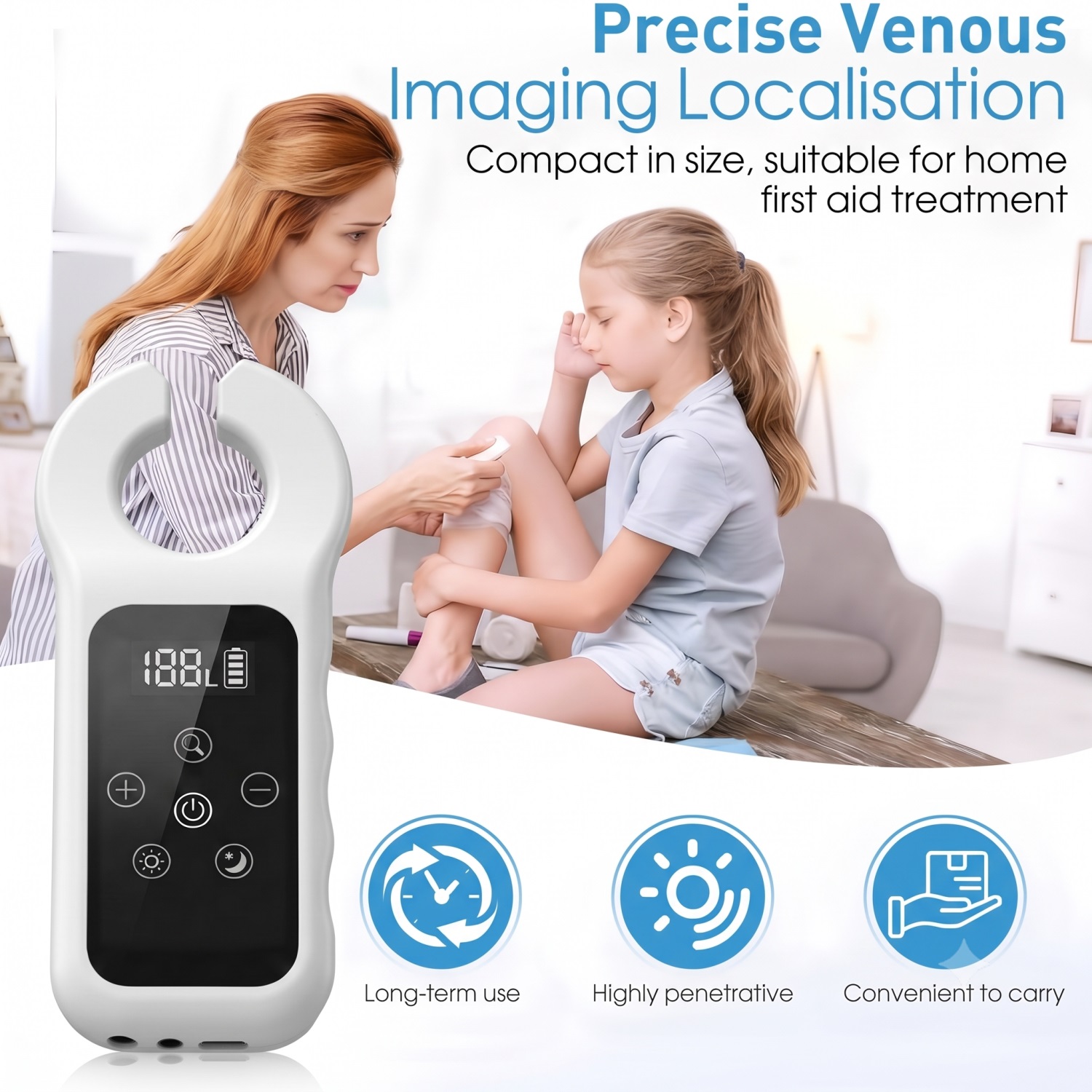 Medical Lab Equipments - Infrarood aderzoeker, medische aderdetector, draagbare bloedvatzoeker,