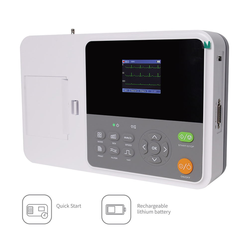 CONTEC E3 Draagbare Digitale 3 - Ekg Ecg Machine Portable recensie en prijs